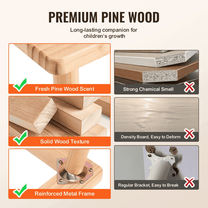 VEVOR Sensory Table for Toddlers Kids Activity Table with Double-Sided Tabletop - The Little Big Store