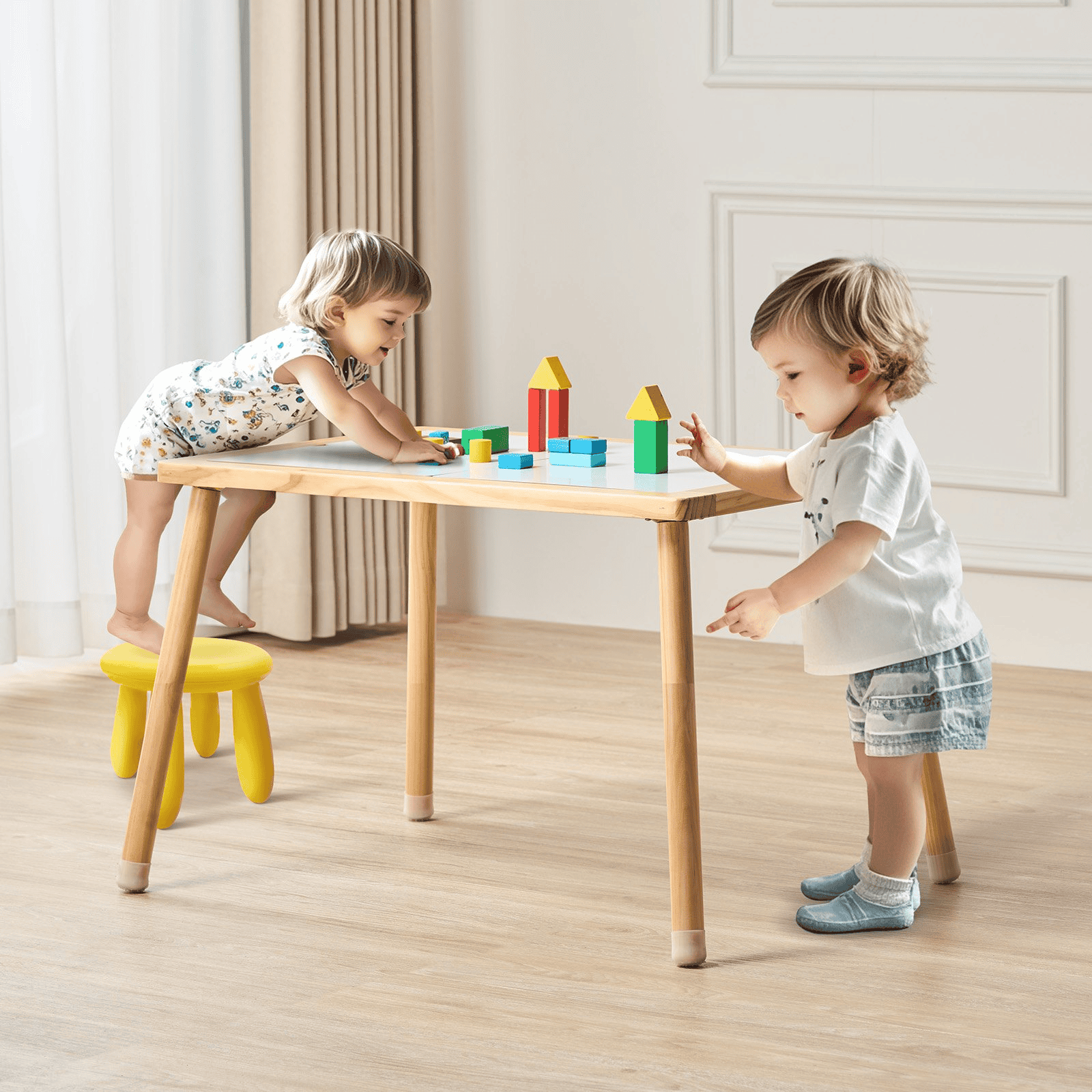 VEVOR Sensory Table for Toddlers Kids Activity Table with Double-Sided Tabletop - The Little Big Store