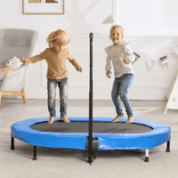 56" Trampoline for Kids Foldable Mini Toddler Trampoline Indoor Outdoor - The Little Big Store