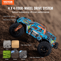 Remote Control Car 1:14 Scale All Terrain 4WD Off-Road Truck for Kids - The Little Big Store