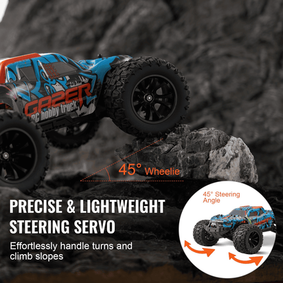 Remote Control Car 1:14 Scale All Terrain 4WD Off-Road Truck for Kids - The Little Big Store
