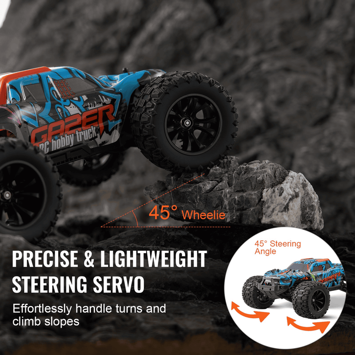 Remote Control Car 1:14 Scale All Terrain 4WD Off-Road Truck for Kids - The Little Big Store