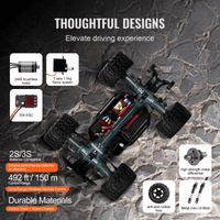 Remote Control Car 1:14 Scale All Terrain 4WD Off-Road Truck for Kids - The Little Big Store