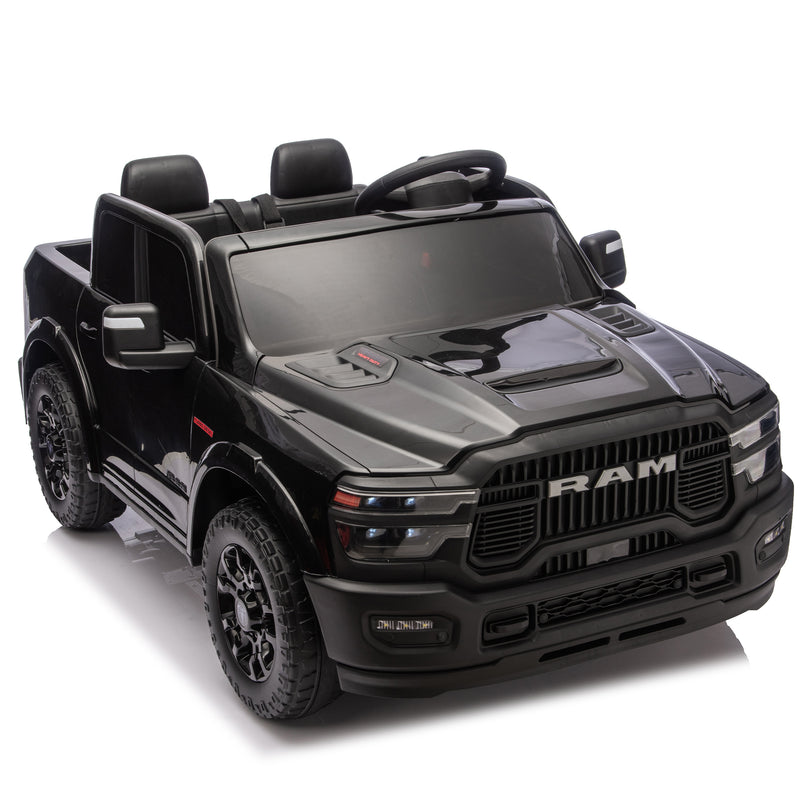 24V Licensed Dodge RAM 2500 2-Seater Ride-On Truck – Black