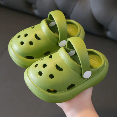 DinoStomp– Thick-Bottom Cartoon Slippers for Kids’ Cozy Adventures