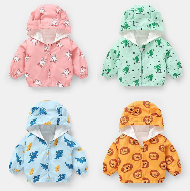 Toddler Cartoon Fleece Jacket - Fall/Winter