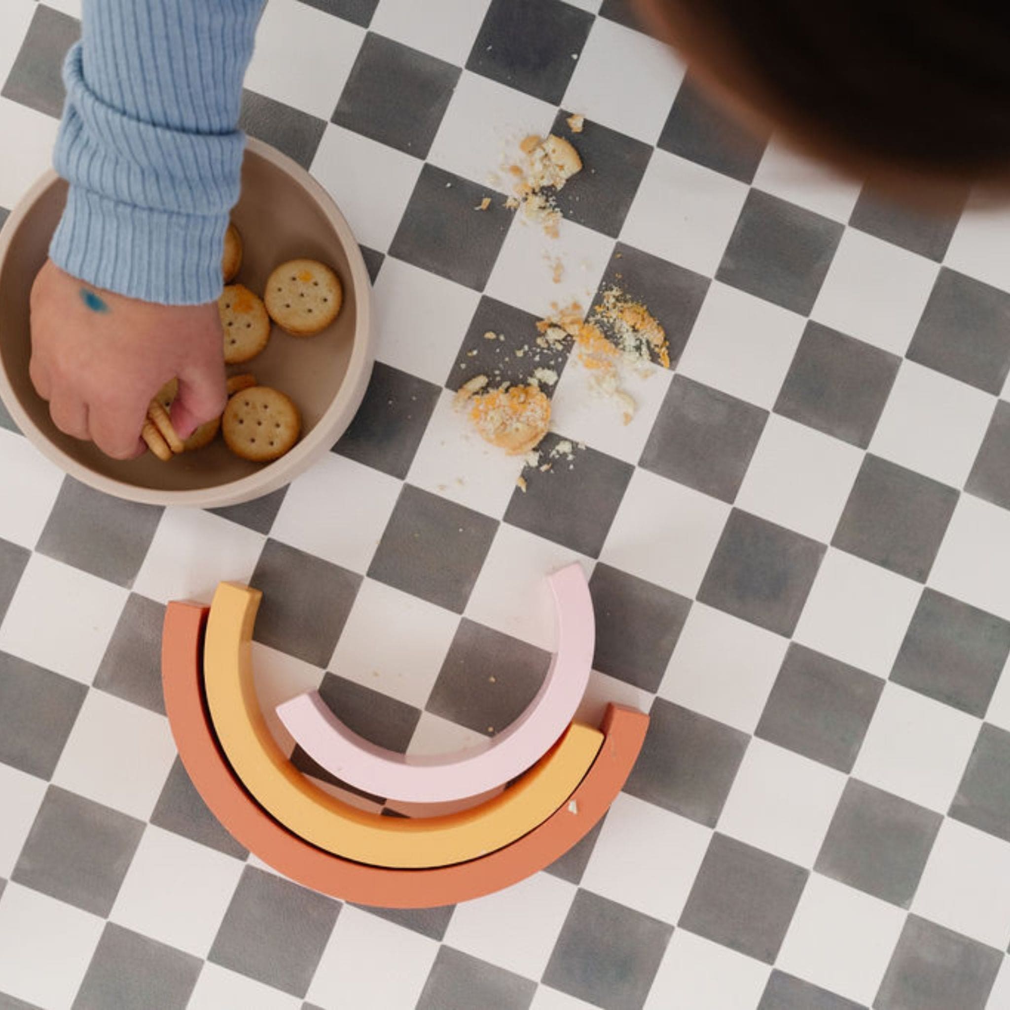Checker Pepper Vegan Leather Mat - The Little Big Store