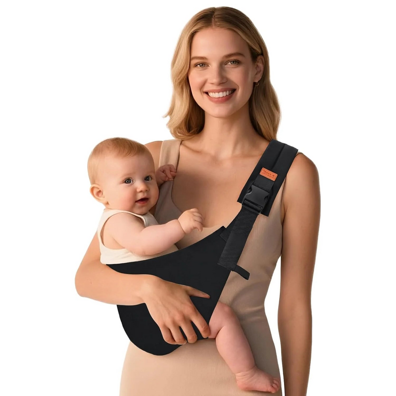 Baby Ring Sling Carrier – Soft Adjustable Wrap-Style Newborn Carrier for Hands-Free Carry