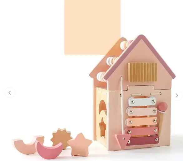 Montessori Wooden 5-in-1 Educational Toy - The Little Big Store