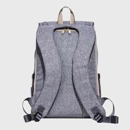 🎒 UrbanTote Canvas Diaper Backpack 🍼 – Durable & Stylish Baby Bag for On-the-Go Moms