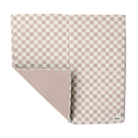 Checker Gumdrop Organic Cotton Mat - The Little Big Store