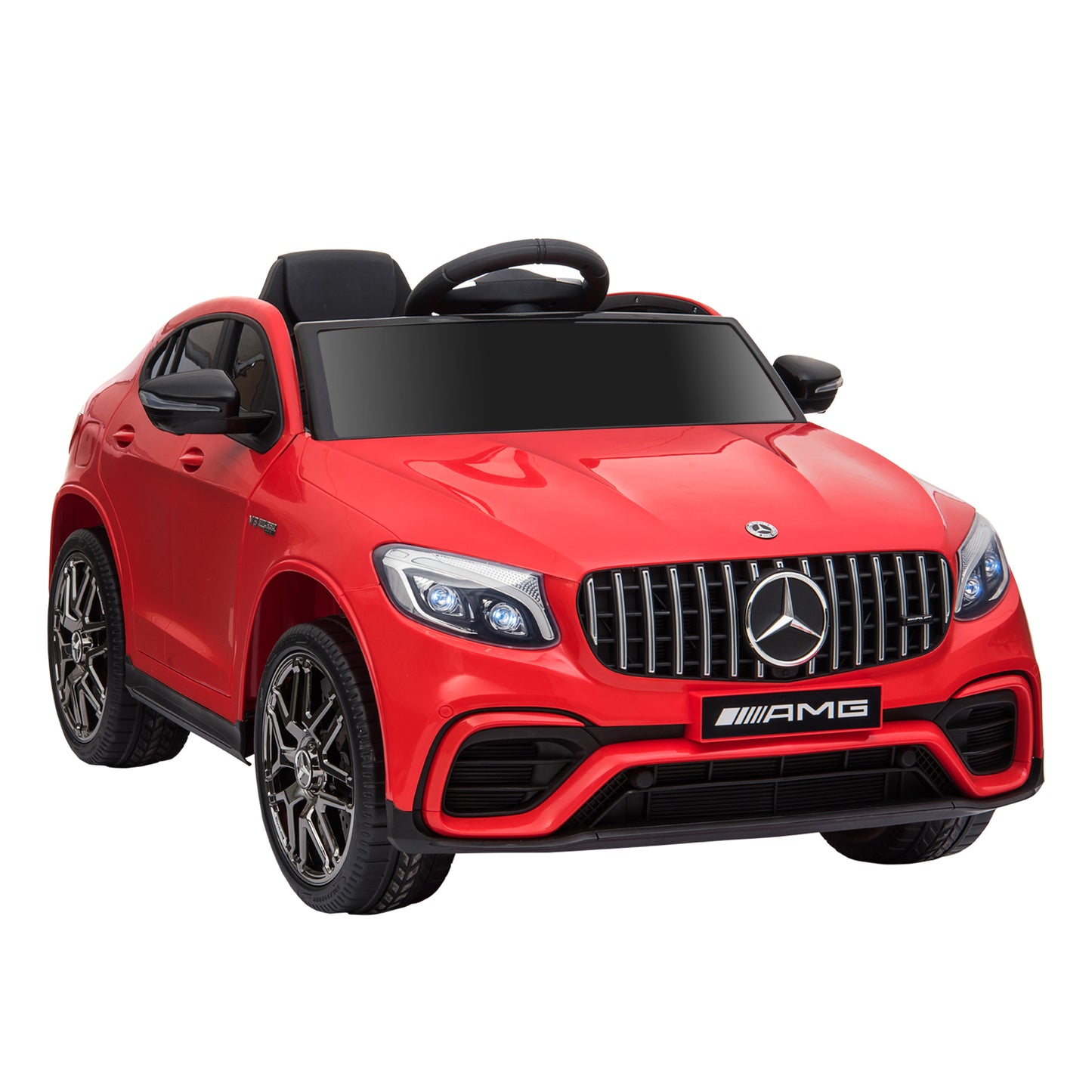 TheLittleBigStore 12V Mercedes AMG GLC63S Kids Ride-On Car – Red