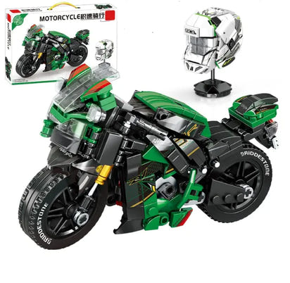 Motorcycle Model Building Block Toy - The Little Big Store