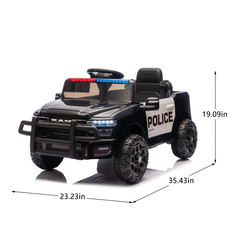 TheLittleBigStore RAM PatrolCruiser™ 12V Kids Ride-On Police Truck