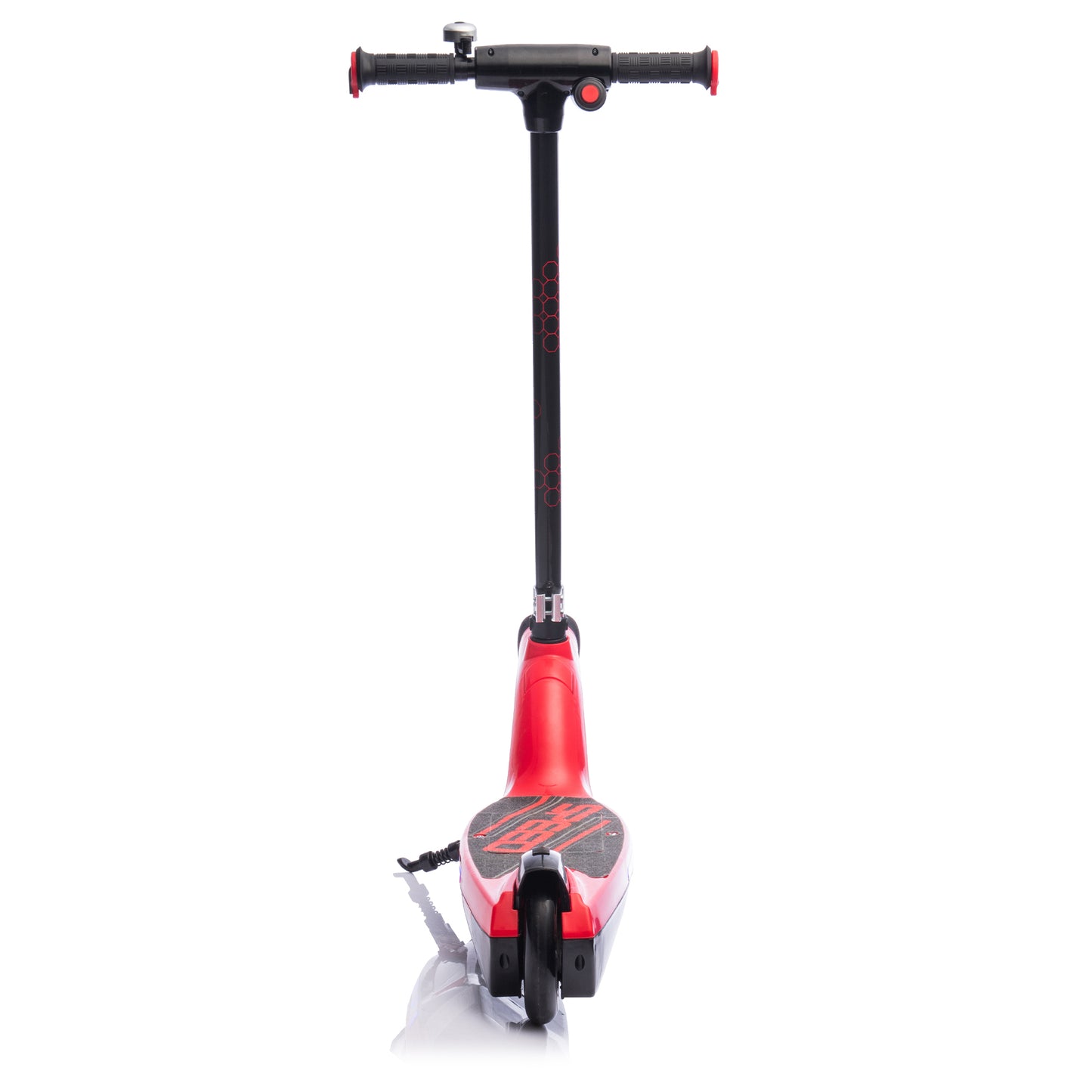 Kids Ride On Electric Scooter With Kickstand,Scooter Bell,Faster Speed And Longer Usage Time,Rear Brake,Wider Pedal,Non-Slip Handle,Colorful LED Lights,5.59-6.84 MPH For Kids 6+. - The Little Big Store