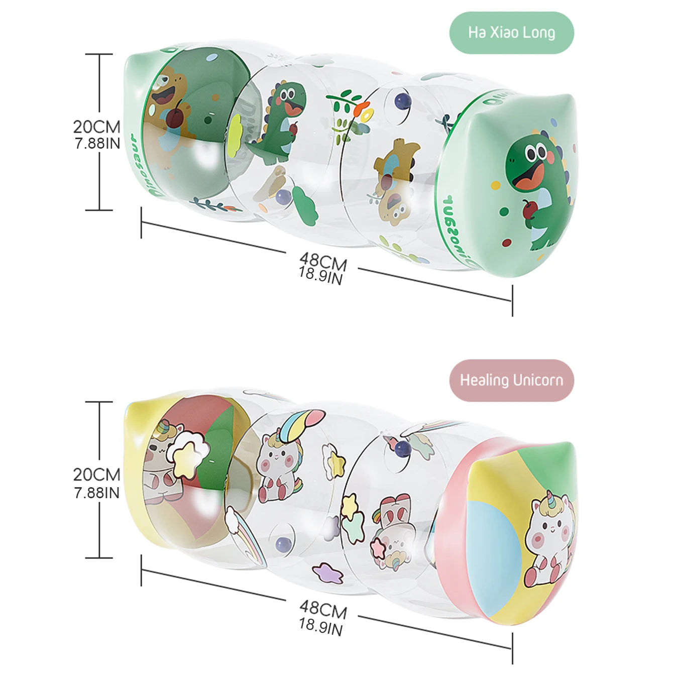 Colorful Crawl-Along Activity Roller – Baby Floor Time Sensory Toy for Tummy Time & Early Play