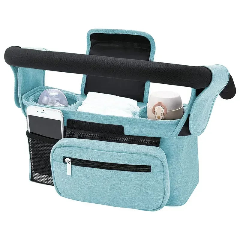 Stroller Hanging Diaper Bag Organizer – Baby Essentials Storage Caddy for On-the-Go Parents