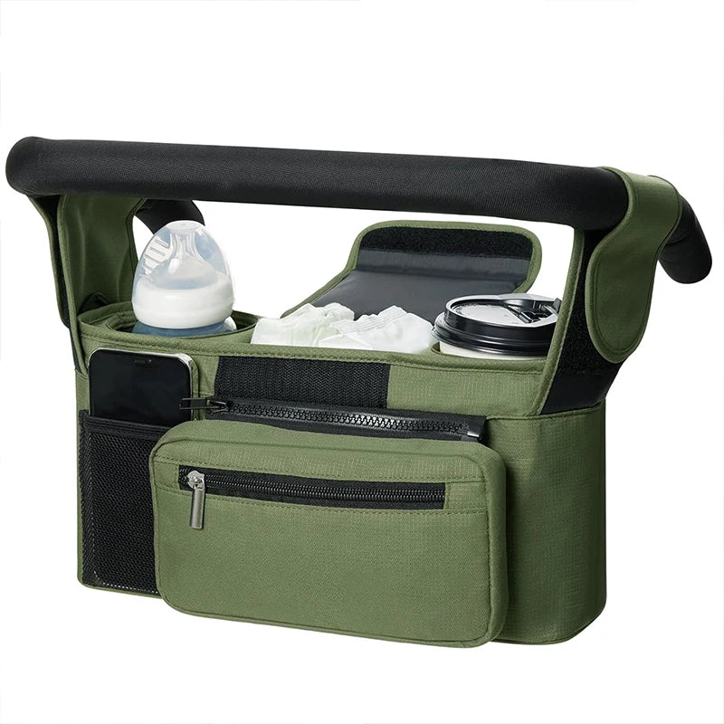 Stroller Hanging Diaper Bag Organizer – Baby Essentials Storage Caddy for On-the-Go Parents