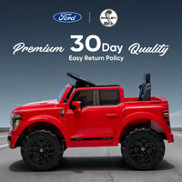 Exciting Red Ford-Shelby F-150 12V Electric Ride-On Truck for Kids with Remote Control - Perfect Adventure Toy for Ages 2-5!