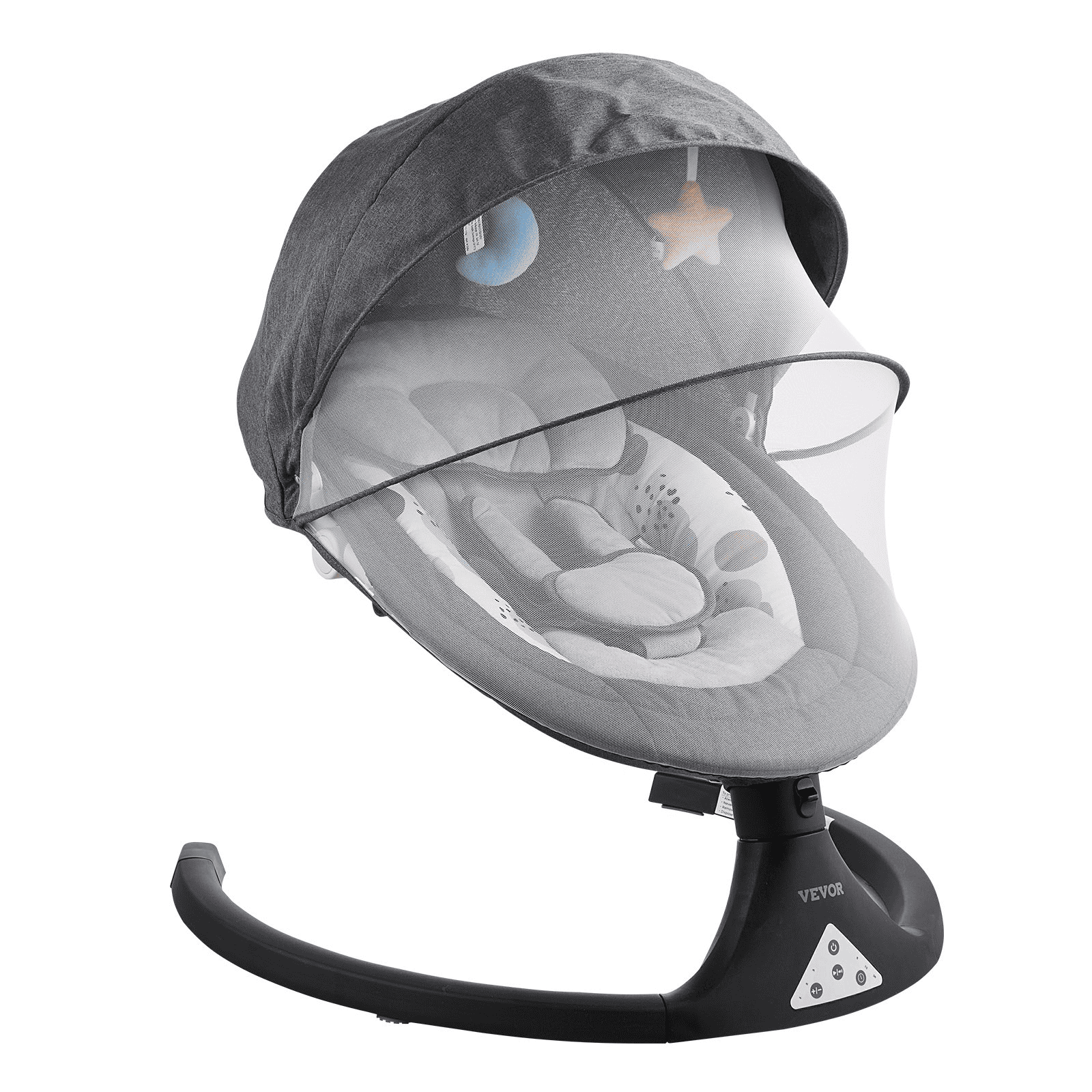 Baby Swing for Infants 5 Speeds 3 Seat Positions Remote Control - The Little Big Store