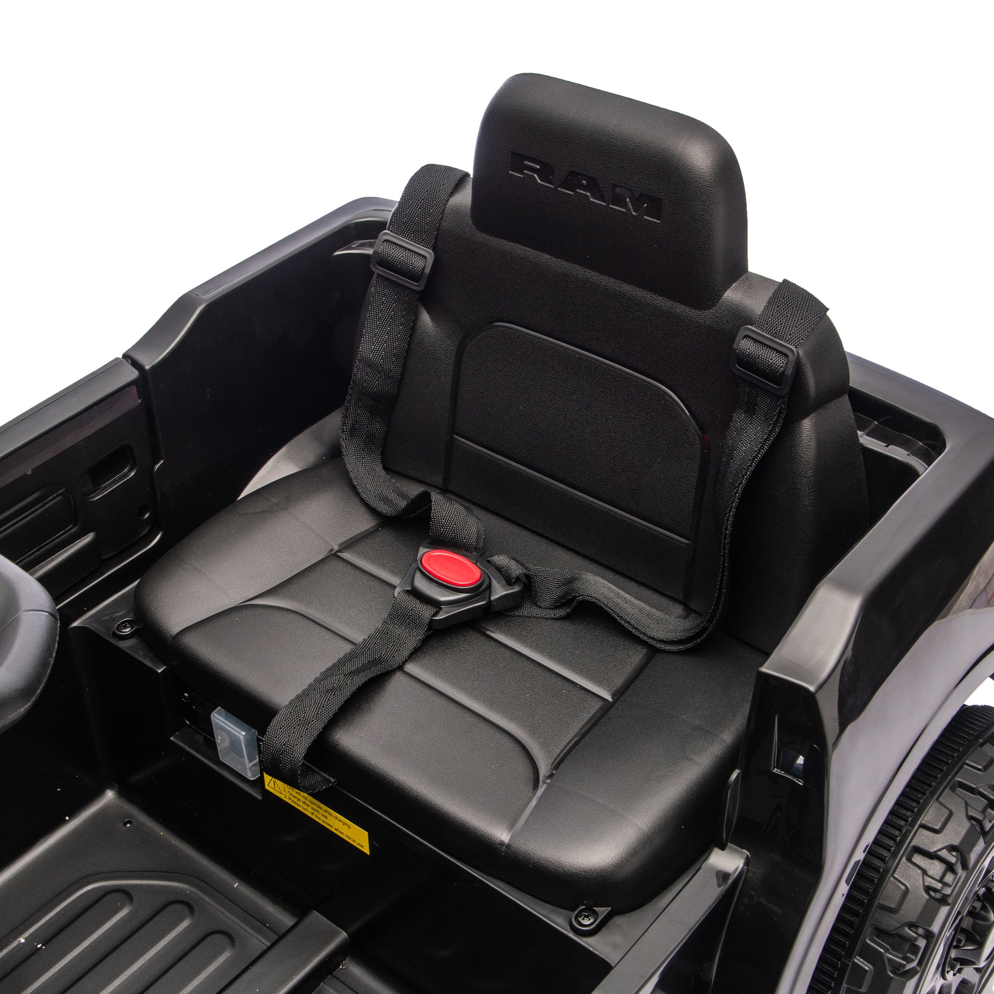 12V Licensed Dodge RAM 3500 2-Seater Ride-On Truck – Black