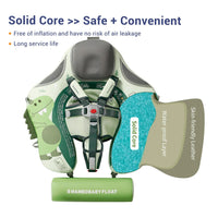 SplashVIP Baby Float: Ultimate Non-Inflatable Swim Trainer with Canopy - The Little Big Store