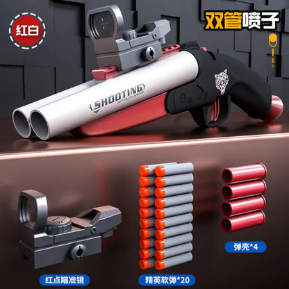 The Double-Barreled Toy Gun: Double the Fun, Double the Adventure! - The Little Big Store
