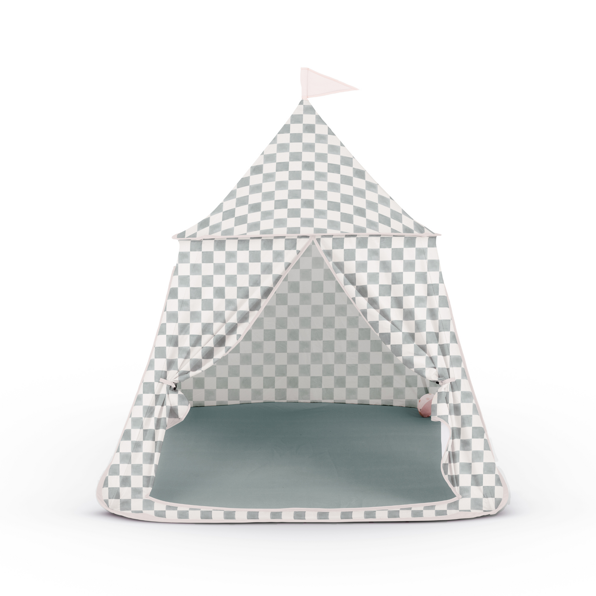 Checker Matcha Play Tent - The Little Big Store