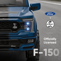 Exciting Ford-Shelby F-150 12V Electric Ride-On Truck for Kids - Blue with Remote Control and 2-Hour Drive Time