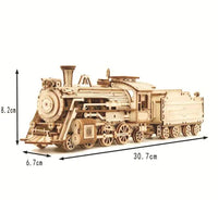 Steam Train 3D Three-dimensional Puzzle Mechanical Intelligence Toy - The Little Big Store