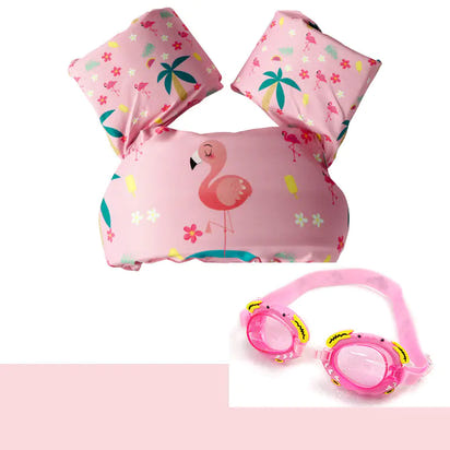 Children's Swim Arm Floats and Vest for Learning to Swim