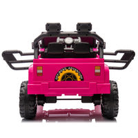 12V Kids Ride On Electric Car W/Parents Control,Dual drive, Four-wheel Suspension,With music,Bluetooth,MP3,USB,with headlights, steering wheel quick release,Slow start for Kids Aged 2-4. - The Little Big Store