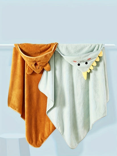 BathTime Buddy: SnugSplash Infant Hooded Bathrobe & Towel - The Little Big Store