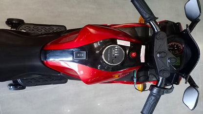 kids motorcycle 12V motorcycle for kids 3 4 5 6 years Boys Girls 12v7ah kids motorcycle ride on toy with Training Wheels/manual throttle/ drive by hand /Lighting wheels - The Little Big Store