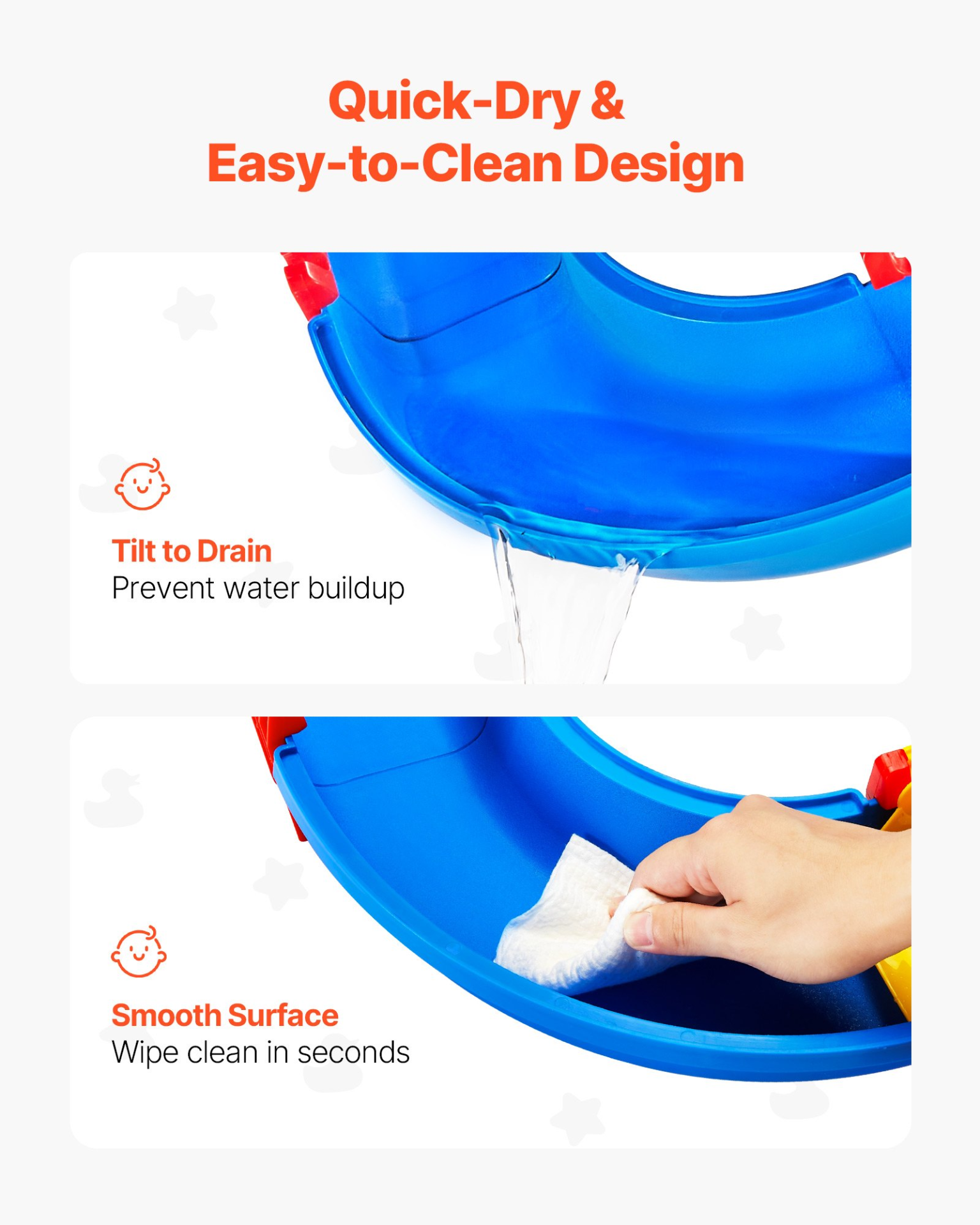 Kids Water Table Playset – Outdoor Sensory Activity Table with 39 Accessories
