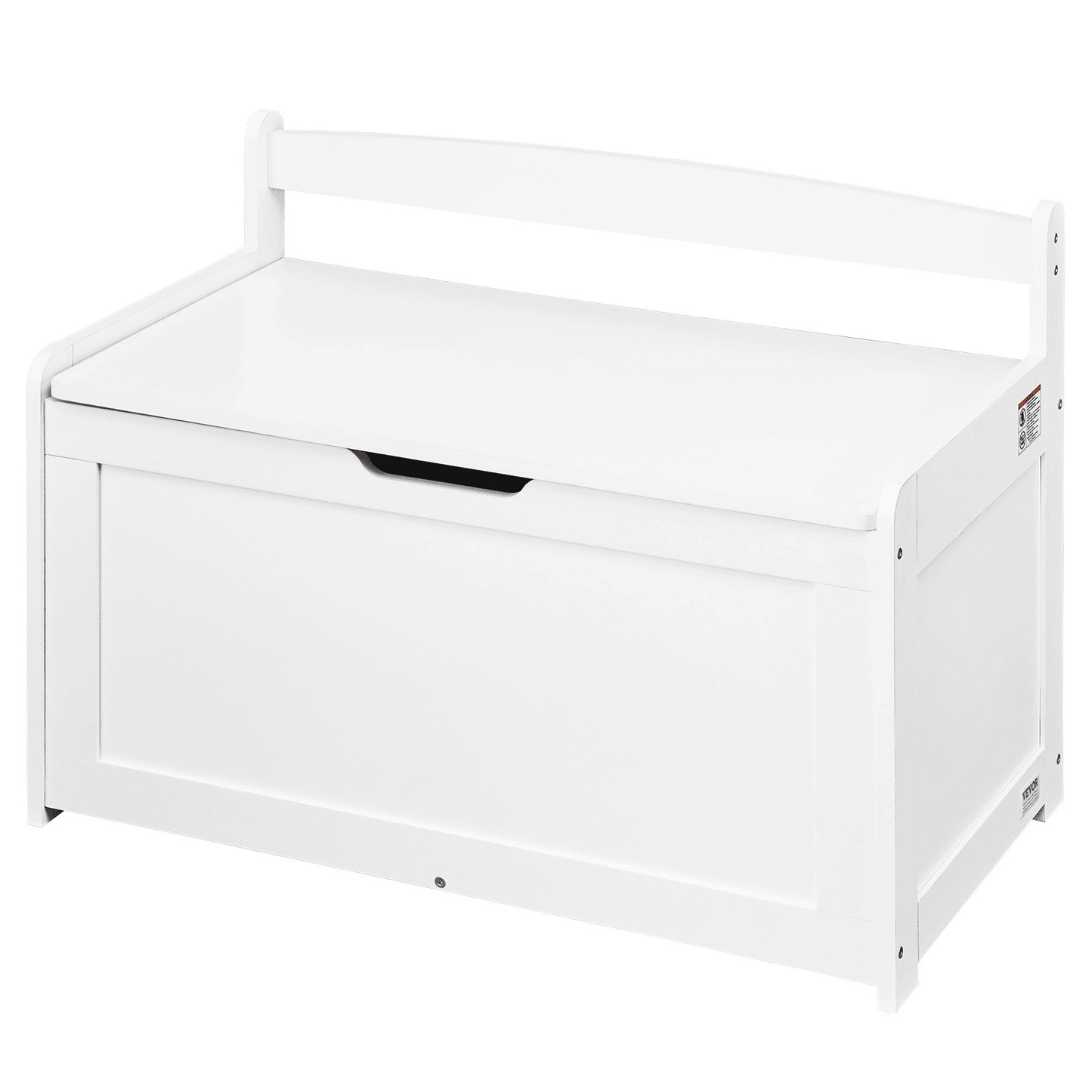 VEVOR Kids Toy Storage Bench Wooden Toy Box Chest 32.68 x 17.91 x 24.02" White - The Little Big Store