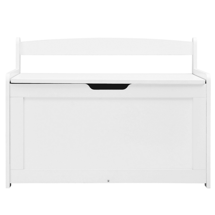 VEVOR Kids Toy Storage Bench Wooden Toy Box Chest 32.68 x 17.91 x 24.02" White - The Little Big Store