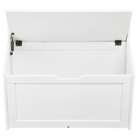 VEVOR Kids Toy Storage Bench Wooden Toy Box Chest 32.68 x 17.91 x 24.02" White - The Little Big Store