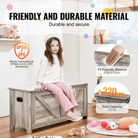 VEVOR Kids' Treasure Chest Storage Bench – Stylish & Spacious Organizer - The Little Big Store