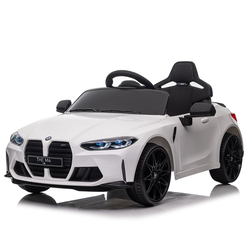 BMW M4 12V Kids Electric Ride-On Car with LED & Music