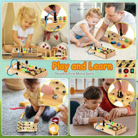 Montessori Busy Board Sensory Toy - The Little Big Store