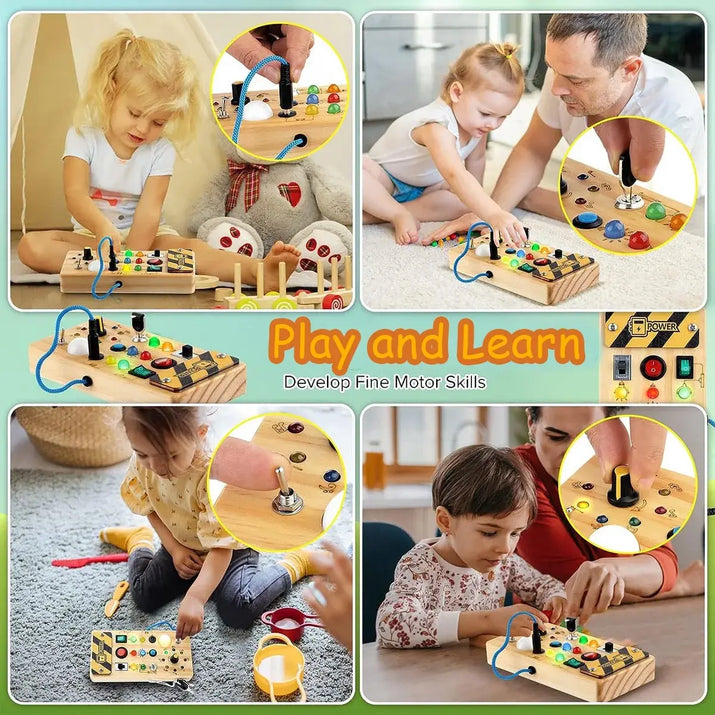 Montessori Busy Board Sensory Toy - The Little Big Store