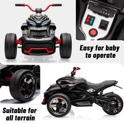 12V 3 Wheeler Ride on ATV Electric Motorcycle