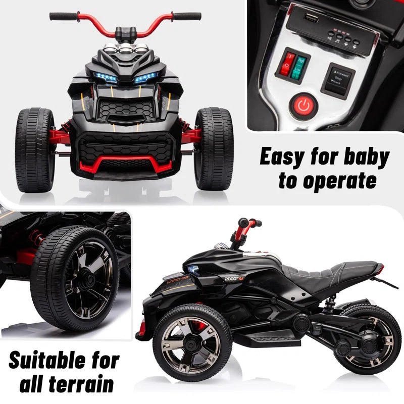 12V 3 Wheeler Ride on ATV Electric Motorcycle