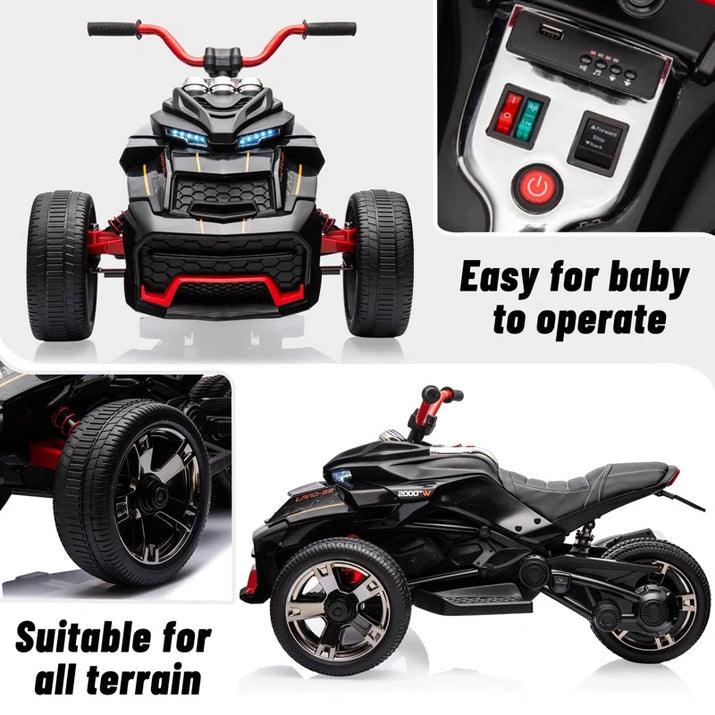 12V 3 Wheeler Ride on ATV Electric Motorcycle