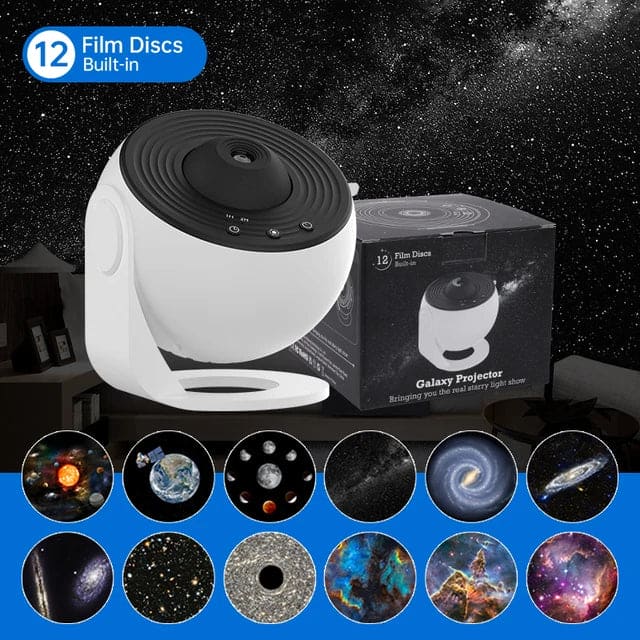 360° Galaxy Projector Night Light