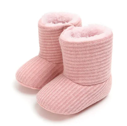 Cozy Sunflower Cotton Baby Boots - The Little Big Store