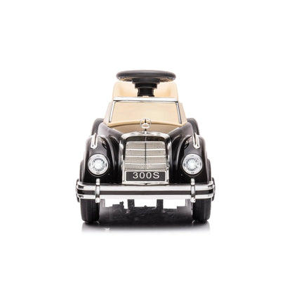 ⭐ MiniBenz™ 300S Classic – 6V Vintage Ride-On Car for Kids (1 Seater)