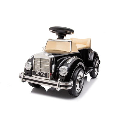 ⭐ MiniBenz™ 300S Classic – 6V Vintage Ride-On Car for Kids (1 Seater)