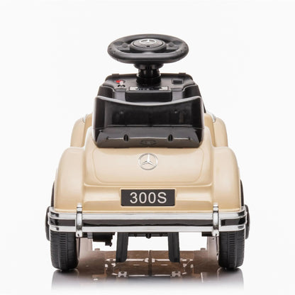 ⭐ MiniBenz™ 300S Classic – 6V Vintage Ride-On Car for Kids (1 Seater)